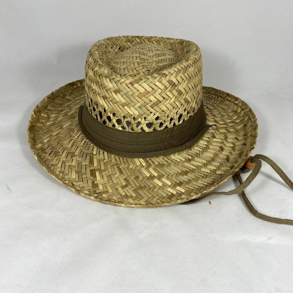 Dorfman Pacific Boater Style Straw Hat *